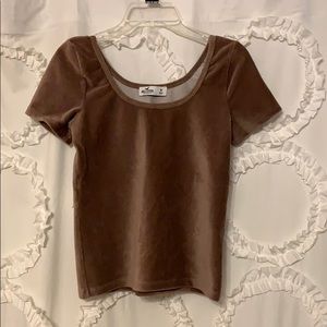 Hollister velvet shirt